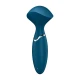 Vibrator tip wand Mini Wand-er din silicon, albastru