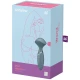 Mini Wand-er din silicon, gri, 6.3 inch