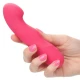 Masajer Curvy din silicon lichid, roz