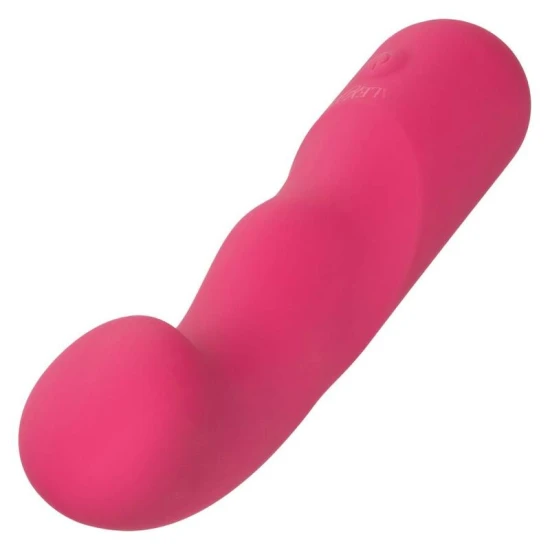 Masajer Curvy din silicon lichid, roz