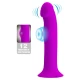 Vibrator și stimulator G-Point din ABS și silicon, mov