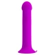 Vibrator și stimulator G-Point din ABS și silicon, mov