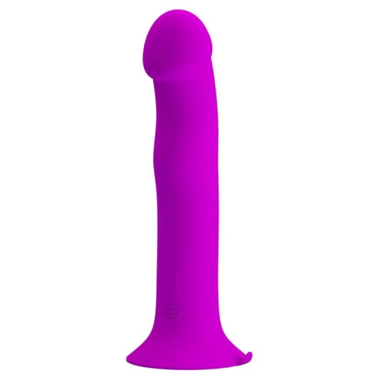 Vibrator și stimulator G-Point din ABS și silicon, mov