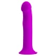 Vibrator și stimulator G-Point din ABS și silicon, mov