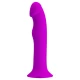 Vibrator și stimulator G-Point din ABS și silicon, mov