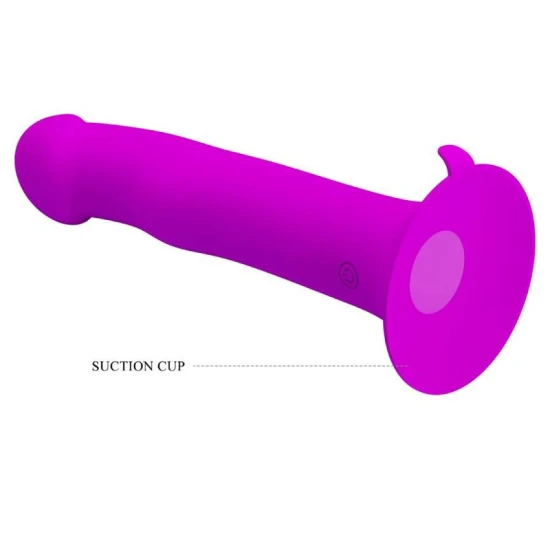 Vibrator și stimulator G-Point din ABS și silicon, mov