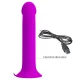 Vibrator și stimulator G-Point din ABS și silicon, mov