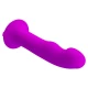 Vibrator și stimulator G-Point din ABS și silicon, mov