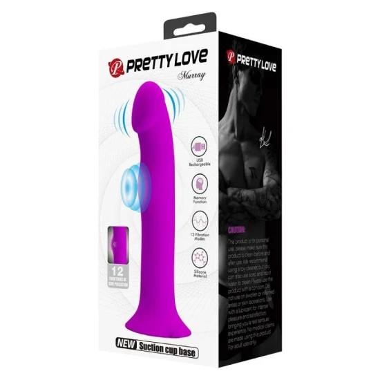 Vibrator și stimulator G-Point din ABS și silicon, mov