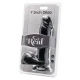 DILDO REALIST - MODEL CU BILE, 18 CM, NEGRU