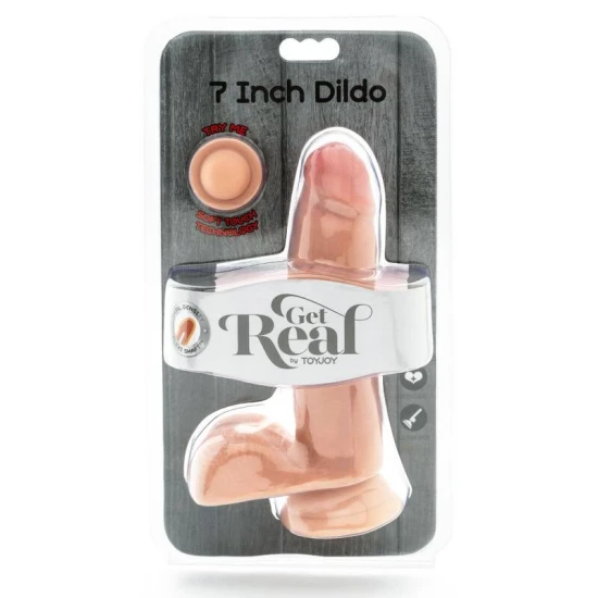 Dildo Realist - Dual Density, Flesh, 12 cm