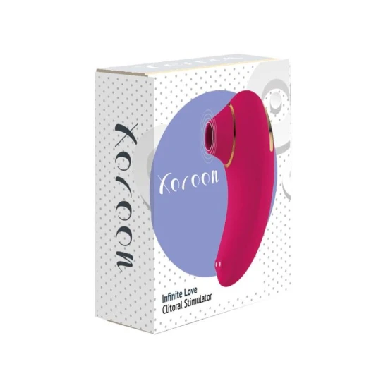 Stimulator clitoridian Infinite Love din silicon, fucsia