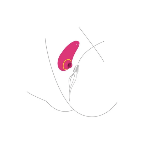 Stimulator clitoridian Infinite Love din silicon, fucsia