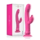 Vibrator Rabbit din silicon, roz, 24 cm
