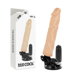 Vibrator Realist cu Telecomandă, Flesh, 21 cm x 4 cm