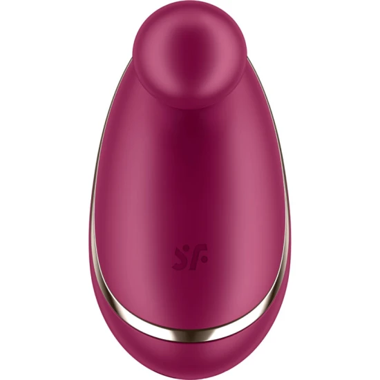Vibrator clitoridian Spot On 1 din silicon, Berry