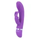 Vibrator rabbit din silicon, lila, flexibil