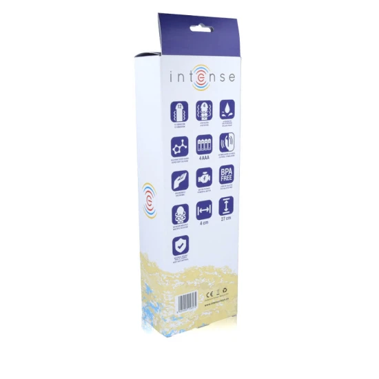 Vibrator rotativ Bobble din silicon, lila