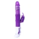 Vibrator rabbit din material sigur, lila, 30 cm