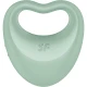 Vibrator 2 în 1 din silicon, verde
