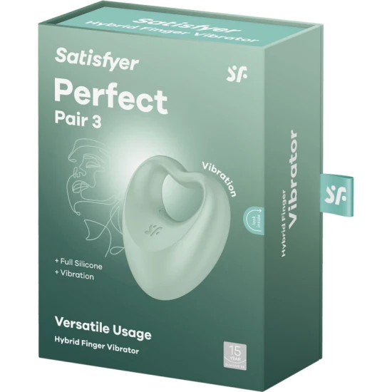 Vibrator 2 în 1 din silicon, verde
