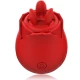 Stimulator clitoridian cu 2 capete din silicon, roz