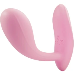 Vibrator G-Spot din silicon, roz, reîncărcabil USB