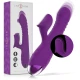 Vibrator multifuncțional din silicon, mov, 24 cm