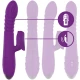 Vibrator multifuncțional din silicon, mov, 24 cm