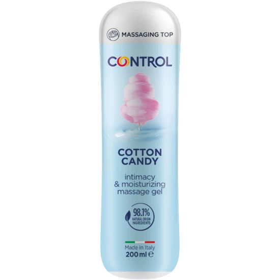 CONTROL - Gel de masaj 3 în 1, Cotton Candy, 200 ml