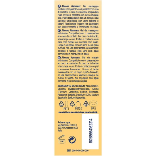 CONTROL - Gel de masaj 3 în 1, Almond , 200 ml