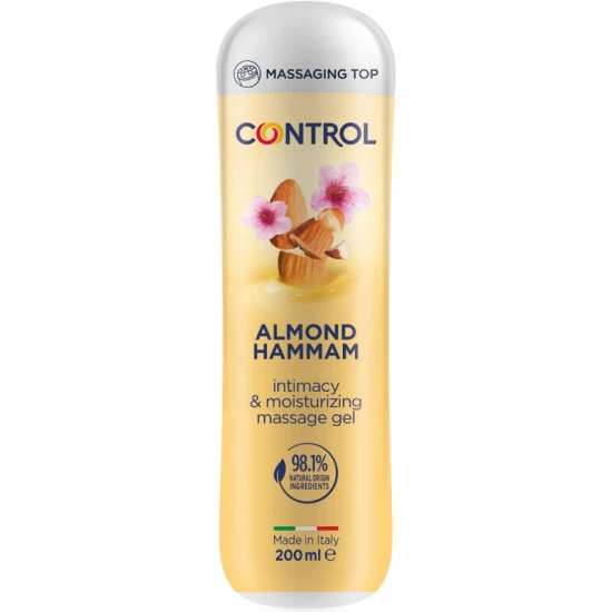 CONTROL - Gel de masaj 3 în 1, Almond , 200 ml