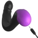 Masajer anal P-Spot Hyper-Pulse din silicon, negru