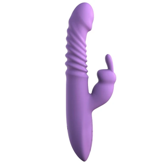 Stimulator clitoridian Rabbit cu încălzire, oscilație și vibrații, violet