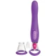Stimulator clitoridian cu limbă, violet, ABS