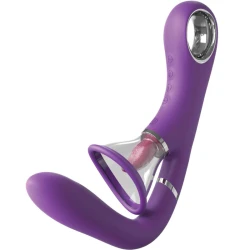 Stimulator G-spot și clitoris din silicon, negru