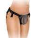Ham ajustabil cu dildo din silicon, negru, universal