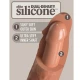 Ham ajustabil cu dildo din silicon, negru, universal