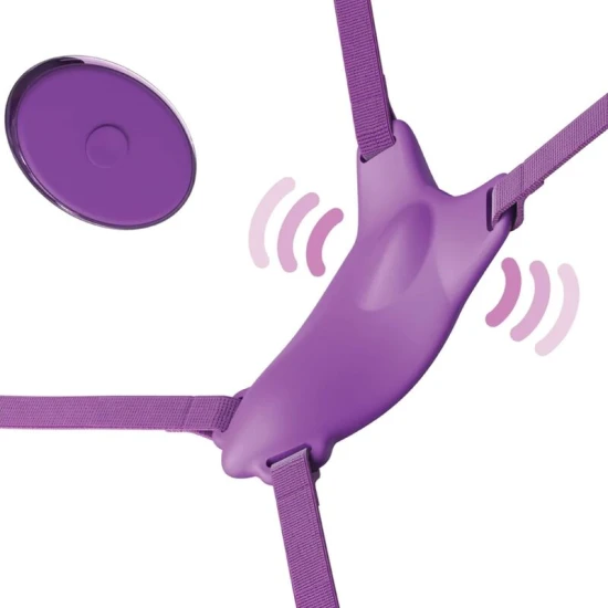 Ham fluture vibrator reîncărcabil cu telecomandă, mov