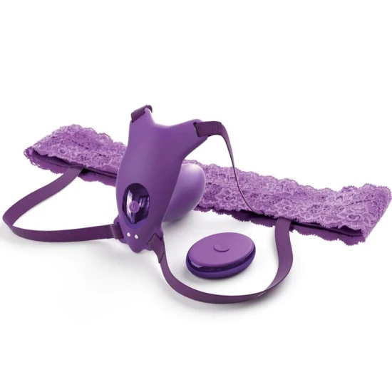 Ham G-Spot fluture cu vibrator, reîncărcabil, violet