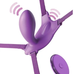Ham G-Spot fluture cu vibrator, reîncărcabil, violet