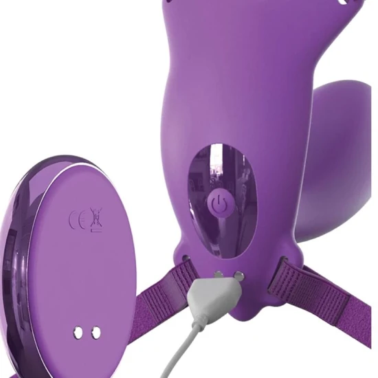 Ham G-Spot fluture cu vibrator, reîncărcabil, violet