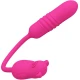 Bullet vibrator din silicon, roz, universal