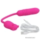 Bullet vibrator din silicon, roz, universal