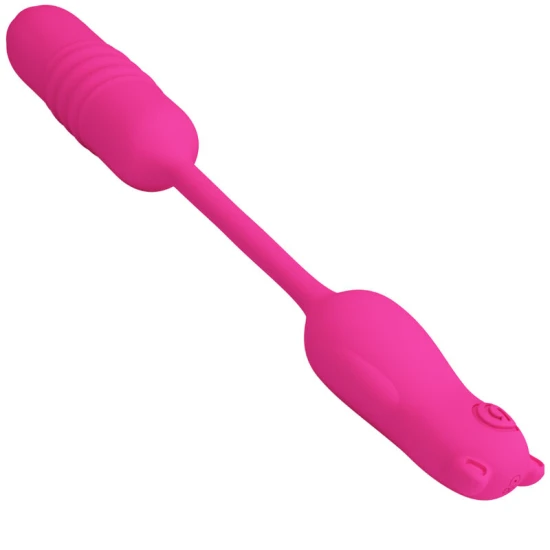 Bullet vibrator din silicon, roz, universal
