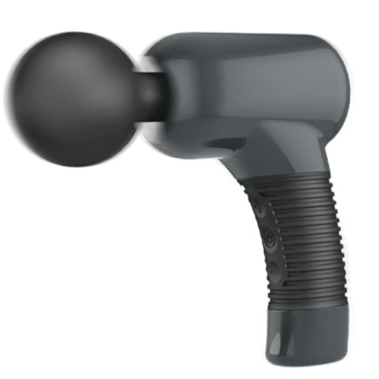 Masturbator Magic Gun din ABS și silicon, gri închis