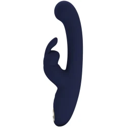 Vibrator rabbit G-spot din silicon, albastru
