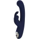 Vibrator rabbit G-spot din silicon, albastru