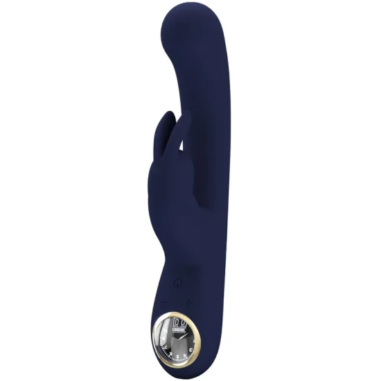 Vibrator rabbit G-spot din silicon, albastru