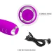 Vibrator electroșoc reîncărcabil din silicon, violet